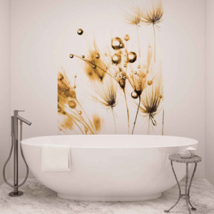 Golden Dandelion Fototapet, (206 x 275 cm)