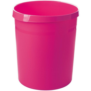 Cos de birou pentru hartii, 18 litri, HAN Grip Trend-Colours - roz