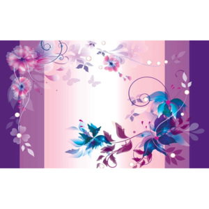 Floral Design Fototapet, (368 x 254 cm)