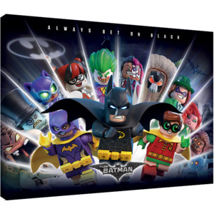 LEGO® Batman - Always Bet On Black Tablou Canvas, (80 x 60 cm)