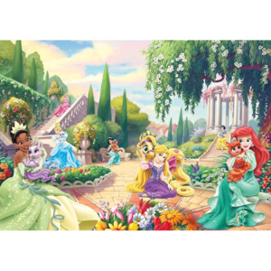 Disney Princesses Tiana Ariel Aurora Fototapet, (254 x 184 cm)