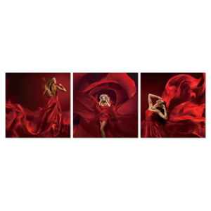 Red dance Tablou, (180 x 60 cm)