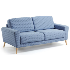 Canapea cu 3 locuri La Forma Guy, albastru deschis