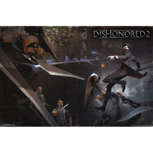 Dishonored 2 - Battle Poster, (86,5 x 55,5 cm)