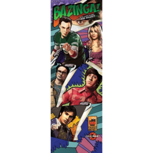 The Big Bang Theory - Comic Bazinga Poster, (30 x 91,5 cm)