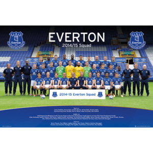 Everton FC - Team Photo 14/15 Poster, (91,5 x 61 cm)