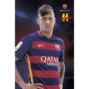 FC Barcelona - Neymar Jr. 15/16 Poster, (61 x 91,5 cm)