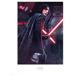Star Wars The Last Jedi - Kylo Ren Rage Reproducere, (60 x 80 cm)