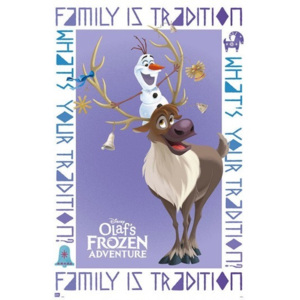 Olaf Frozen Adventure Olaf & Sven Poster, (61 x 91,5 cm)
