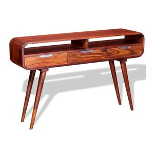 Masa consolă din lemn masiv de sheesham 120 x 35 x 75 cm