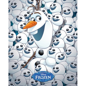 Frozen Fever - Olaf & baby Olafs Poster, (40 x 50 cm)