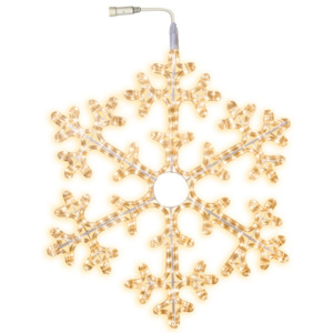 Decorațiune luminoasă Best Season Snowflake Chain, Ø 75 cm