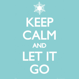 Keep Calm and Let it Go Poster, (61 x 91,5 cm)