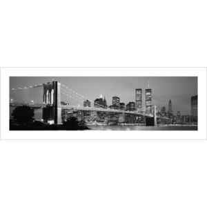 New York - Skyline Reproducere, (33 x 95 cm)