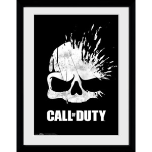 Call Of Duty - Logo Skull Afiș înrămat