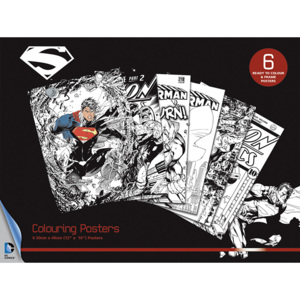Afișe pentru colorat DC Comics - Superman