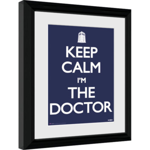 Doctor Who - Keep Calm Afiș înrămat