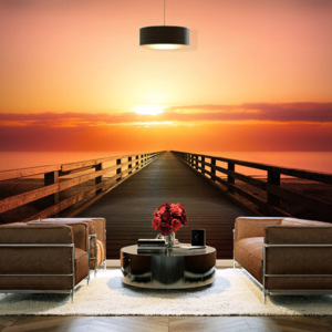 Fototapet - Sunset Ceremony 300x210 cm