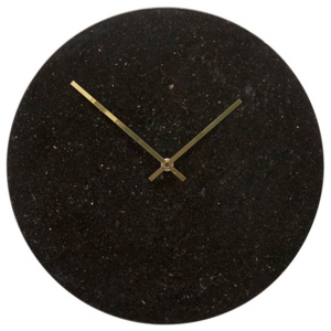 Ceas de perete Hübsch Brandi, înălțime 35 cm, negru