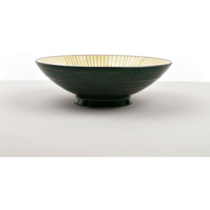 Bol ceramic pentru supă ramen Made In Japan Green DK, ⌀ 25 cm, verde
