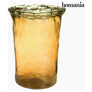 Vază din Sticlă Reciclată Chihlimbar - Pure Crystal Deco Colectare by Homania