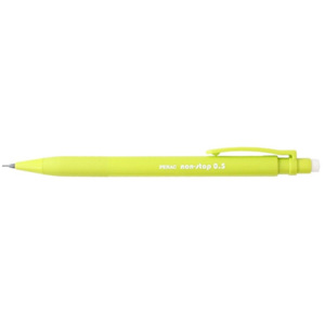 Creion mecanic PENAC Non-Stop pastel, rubber grip, 0.5mm, varf retractabil - corp verde