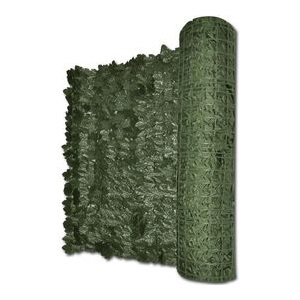 Gard din Frunze Artificiale de Iederă 300 x 100 Verde