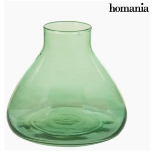 Vază din Sticlă Reciclată Verde - Crystal Colours Deco Colectare by Homania