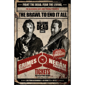 The Walking Dead - Fight Poster, (61 x 91,5 cm)