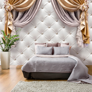 Fototapet - Curtain of Luxury 300x210 cm