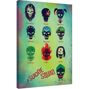 Suicide Squad-Roll Call Tablou Canvas, (60 x 80 cm)