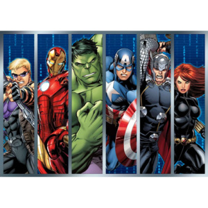 Marvel Avengers Fototapet, (211 x 90 cm)