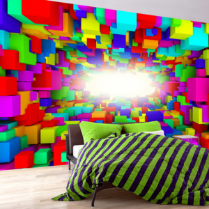 Fototapet - Light In Color Geometry 100x70 cm
