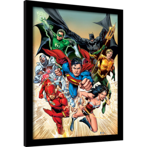DC Comics - Justice League Heroic Afiș înrămat