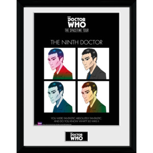 Doctor Who - Spacetime Tour 9th Doctor Afiș înrămat