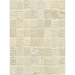 Music - Music Notes Fototapet, (1760 x 37,5 cm)