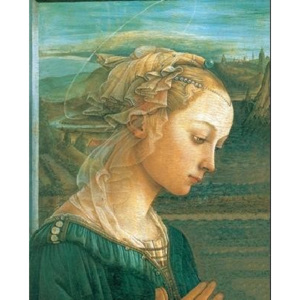Madonna with Child and two Angels (part) Reproducere, Lippi, (50 x 70 cm)
