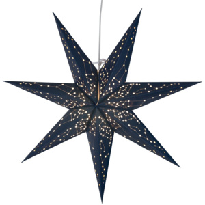 Stea luminoasă Best Season Paperstar Galaxy, 60 cm, albastru