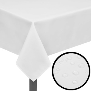 Fețe de masă, 100 x cm, alb, 5 buc