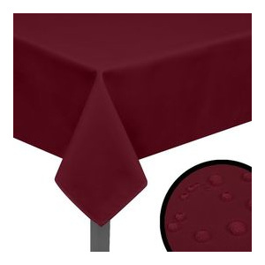 Fețe de masă, 220 x 130 cm, roșu burgund, 5 buc