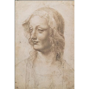 Portrait of a Woman - Busto Di Donna Reproducere, Leonardo Da Vinci, (35 x 50 cm)