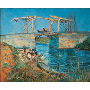 The Langlois Bridge at Arles with a Washerwoman, 1888 Reproducere, Vincent van Gogh, (80 x 60 cm)