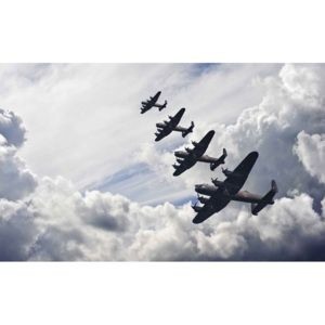 Bomber planes Fototapet, (208 x 146 cm)