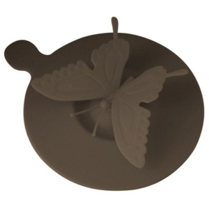 Capac de silicon pentru cană Vialli Design Butterfly, maro