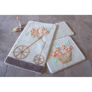 Set covorase baie Chilai Home by Alessia, 351ALS2064, 3 Piese, acril