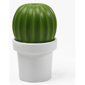 Râșniță sare/piper Qualy&CO Tasty Cactus, verde-alb