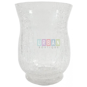 Vaza transparenta sticla sparta, 15 cm