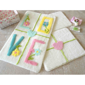 Set covorase baie Chilai Home by Alessia, 351ALS2037, 3 Piese, acril