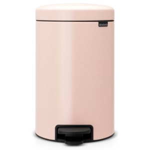 Coș de gunoi cu pedală Brabantia Newicon, 12 l, roz deschis