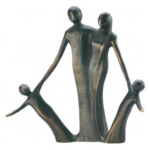 Statueta bronz "Familie"